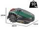 Robomow RKS 800 - Robot tondeuse avec p&eacute;rim&egrave;tre - Avec batterie au lithium 18,5V 2,5Ah
