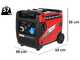 GeoTech-Pro PTGA 7500 - Groupe &eacute;lectrog&egrave;ne inverter insonoris&eacute; sur chariot 5,8 kW - Continue 5,5 kW Monophas&eacute;
