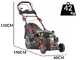 Geotech PRO S53-225 BMSGW ES - Tondeuse &agrave; gazon autotract&eacute;e 4en1 - D&eacute;marrage &eacute;lectrique
