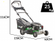 GreenBay GB-LM 46 S - Tondeuse tract&eacute;e - 4 en 1 -  Moteur thermique de 170cc
