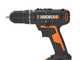 Worx WX370.9 - Perceuse visseuse &agrave; percussion sur batterie - SANS BATTERIE ET SANS CHARGEUR