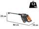 Worx Nitro HydroShot WG633E.9 - Lance haute pression &agrave; batterie - 20V - SANS BATTERIE ET SANS CHARGEUR
