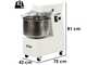 Mixer 3000 T - P&eacute;trin &agrave; spirale - Capacit&eacute; 24 Kg - Triphas&eacute;