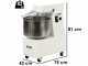 Mixer 3000 T - P&eacute;trin &agrave; spirale - Capacit&eacute; 24 Kg - Triphas&eacute;