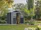 Keter Manor noir - Abri de jardin - Avec fen&ecirc;tres frontal