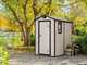 Keter Manor beige - Abri de jardin - Avec fen&ecirc;tre lat&eacute;rale