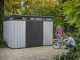 Keter Artisan gris - Abri de jardin - Avec porte &agrave; double pans - 342x218x226 cm