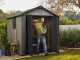 Keter Oakland 759 - Abri de jardin  - Avec porte double battant et fen&ecirc;tre - 229x287x242 cm
