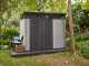 Keter Artisan gris - Abri de jardin - Avec porte double battant - 214x218x226 cm