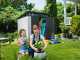 Keter Artisan gris - Abri de jardin - Avec porte double battant - 214x218x226 cm