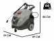 Comet New Scout 150 Classic - Nettoyeur haute pression eau chaude professionnel - 150 bar max - 540 l/h