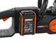 Worx Nitro WG350E - Tron&ccedil;onneuse &agrave; batterie 20V/4Ah - Lame 30 cm
