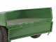 Francini FQ6 - Remorque en acier pour tracteur tondeuse - 150x110(h 25 cm)