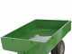 Francini FQ6 - Remorque en acier pour tracteur tondeuse - 150x110(h 25 cm)