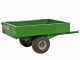Francini FQ6 - Remorque en acier pour tracteur tondeuse - 150x110(h 25 cm)