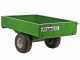Francini FQ6 - Remorque en acier pour tracteur tondeuse - 150x110(h 25 cm)