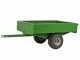 Francini FQ6 - Remorque en acier pour tracteur tondeuse - 150x110(h 25 cm)