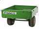 Francini FQ6 - Remorque en acier pour tracteur tondeuse - 150x110(h 25 cm)
