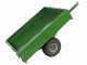 Francini FQ6 - Remorque en acier pour tracteur tondeuse - 150x110(h 25 cm)