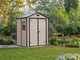 Keter Manor beige - Abri de jardin - Avec fen&ecirc;tre lat&eacute;rale - 185x152x226 cm