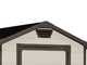 Keter Manor beige - Abri de jardin - Avec fen&ecirc;tre lat&eacute;rale - 185.8x236.8x227 cm