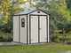 Keter Manor beige - Abri de jardin - Avec fen&ecirc;tre lat&eacute;rale - 185x236x227 cm