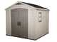 Keter Factor beige - Abri de jardin - Avec fen&ecirc;tre lat&eacute;rale - 256.5x255x243 cm