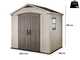 Keter Factor beige - Abri de jardin - Avec fen&ecirc;tre lat&eacute;rale - 256.5x182x243 cm