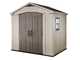 Keter Factor beige - Abri de jardin - Avec fen&ecirc;tre lat&eacute;rale - 256.5x182x243 cm