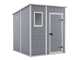 Keter Manor Pent grigio - Abri de jardin - Avec fen&ecirc;tre frontale - 183.5x185x200 cm