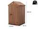 Keter Darwin marron - Abri de jardin - 123.8x117x205.1 cm