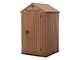 Keter Darwin marron - Abri de jardin - 123.8x117x205.1 cm