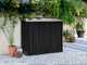 Keter Store it Out Midi noir - Armoire &agrave; outils pour le jardin - 132x71.5x113.5 cm