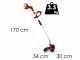 Einhell GP-CT 36/35 Li - Coupe-bordures &agrave; batterie 36V - 2 x18V/4Ah