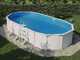 Gre Fidji Ovale 730x375x120cm - Piscine hors-sol en acier