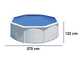 Gre Fidji Ronde &Oslash;350 x 120 cm - Piscine en acier hors sol