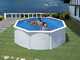 Gre Fidji Ronde &Oslash;300 x 120 cm - Piscine hors sol en acier