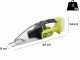 Ryobi RHV18-0 - Aspirateur portable &agrave; batterie - SANS BATTERIE NI CHARGEUR