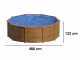 Gre Pacific Ronde &Oslash;460 x 120 cm - Piscine hors sol en acier