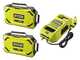 RYOBI RY72TMX107-210 - Tracteur tondeuse &agrave; batterie - 72V / 2x10Ah