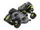 RYOBI RY72TMX107-210 - Tracteur tondeuse &agrave; batterie - 72V / 2x10Ah