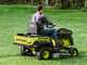 RYOBI RY72TMX107-210 - Tracteur tondeuse &agrave; batterie - 72V / 2x10Ah