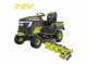 RYOBI RY72TMX117-310 - Tracteur tondeuse &agrave; batterie - 72V / 3x10Ah