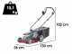 AL-KO 3.82 Li Easy - Tondeuse &agrave; gazon sans fil - Coupe 38 cm - 2x 18V/4,0Ah