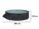 Gre Kea Ronde &Oslash;460 x 120 cm - Piscine hors-sol en acier