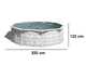 Gre Finlandia ronde &Oslash;300 x 120 cm - Piscine hors-sol en acier