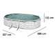 Gre Finlandia Ovale 500 x 300 x 120 cm - Piscine hors-sol en acier