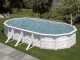 Gre Finlandia Ovale 730x375x120cm - Piscine hors-sol en acier