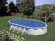 Gre Atlantis Ovale 915 x 470 x 132 cm - Piscine hors-sol en acier