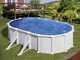 Gre Atlantis Ovale 500x300x132cm - Piscine hors-sol en acier